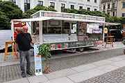 Schoko Pauli  bei "Sommer in der Stadt" auf dem Wittelsbacher Platz (©Foto: Martin Schmitz)